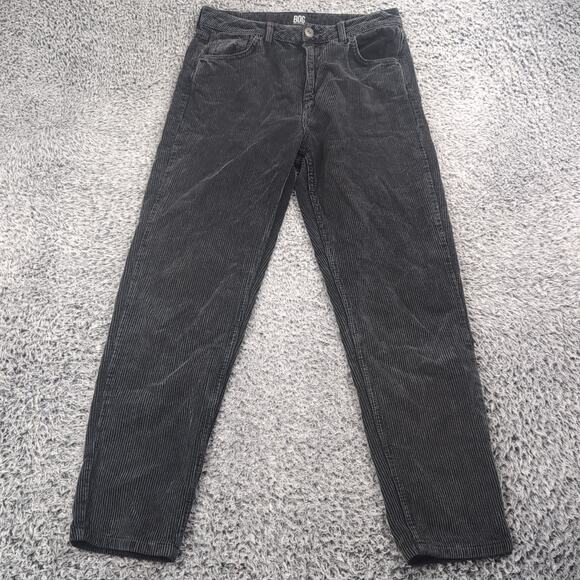 BDG Urban Outfitters Pants Women 30 Gray High Rise Corduroy Mom Casual Straight - Picture 3 of 10